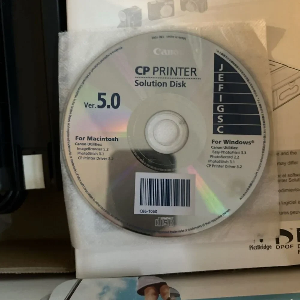 Canon Selphy CP510 Compact Photo Printer  4 x 6 Photos Open Box Unused